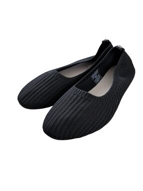 Danskin Hope Black Knit Ballet Flats - Women's Size 7.5